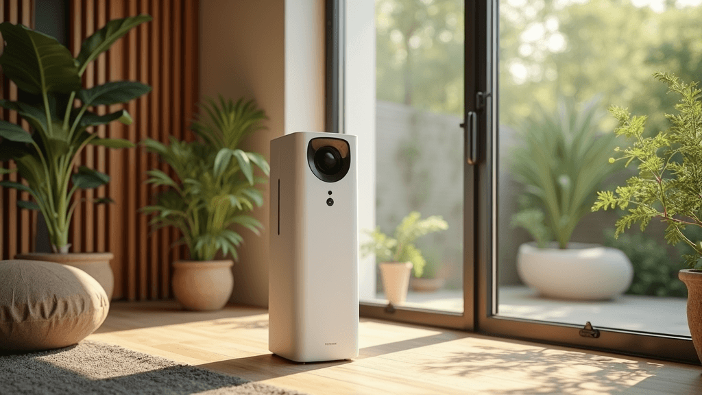 Smart Air Purifier in a modern sustainable home